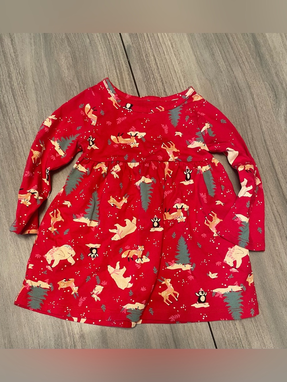 Wonder Nation Baby Girl Holiday Dress – Size 12 Months